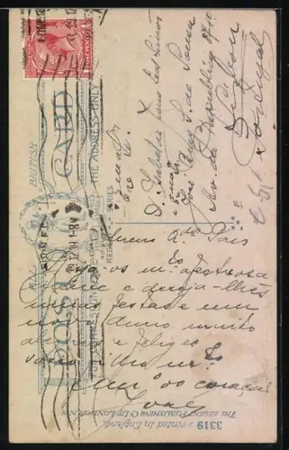 Künstler-AK Maurice: Wind weht den Rock eines Mädchens nach oben