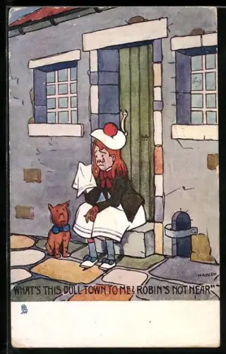 Künstler-AK Hamish: What's This Dull Town To Me ?, Robin's Not Near