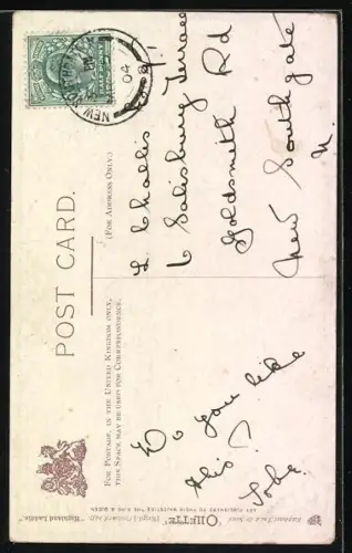 Künstler-AK Hamish: Highland Laddie, Le May be oot before you cast a Cloot, Scherz