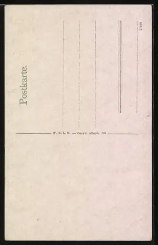 Künstler-AK Torpedoschuss, Kriegsschiff