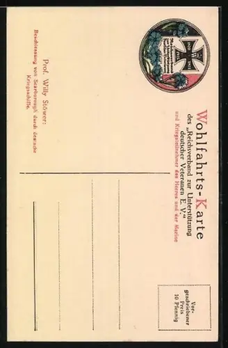 Künstler-AK Willy Stoewer: Scarborough, Beschiessung der Stadt durch deutsche Kriegsschiffe