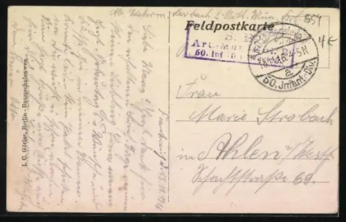 AK Morgemoulin, Église en ruines