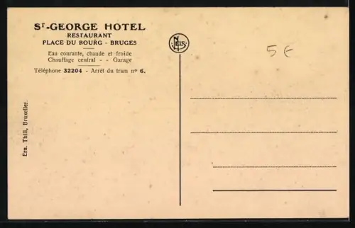 AK Bruges, St-George Hotel