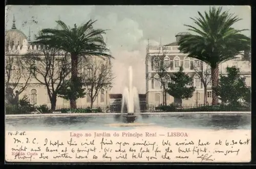 AK Lisboa, Lago no Jardim do Principe Real