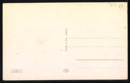 AK Sagan am Bober, Partie im Ludwigsgarten