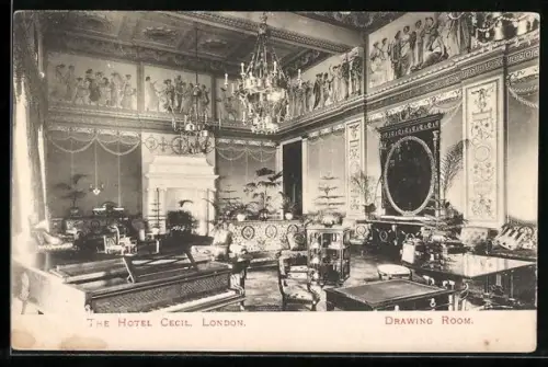 AK London, The Hotel Cecil, Drawing room