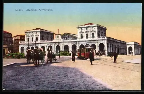 AK Napoli, Stazione Ferroviaria, Bahnhof