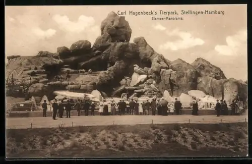AK Stellingen /Hamburg, Carl Hagenbecks Tierpark, Eismeer-Panorama