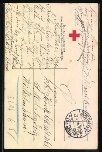 AK Kaiser Wilhelm II. mit Hindenburg