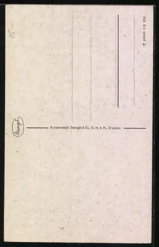 AK Portrait eines Terriers mit lockigem Fell