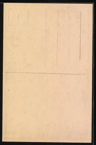 Künstler-AK Karel L. Links: Mann in Holzschuhen bei der Gartenarbeit