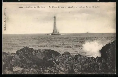 AK Goury, Le Phare de Goury, hauteur 47 mètres, Leuchtturm