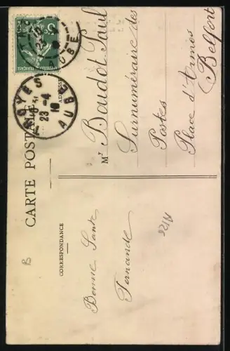 AK Troyes, Inondations du 22 Janvier 1910, La Rue de la Petite-Tannerie