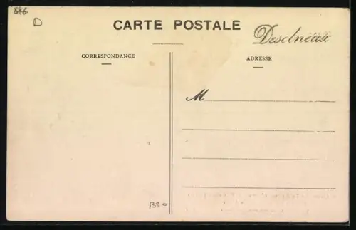 AK Maison-Alfort, La Crue de la Seine, un vicare prête son Concours aux Sauveteurs