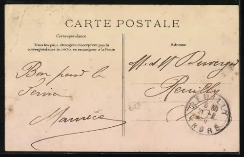 AK Vitry-sur-Seine, Le Quartier des Anoues, Inondations de 1910