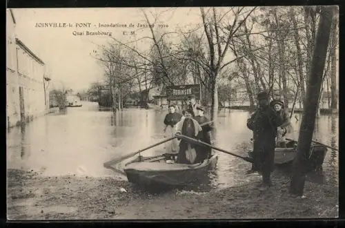 AK Joinville, Le Pont, Quai Beaubourg