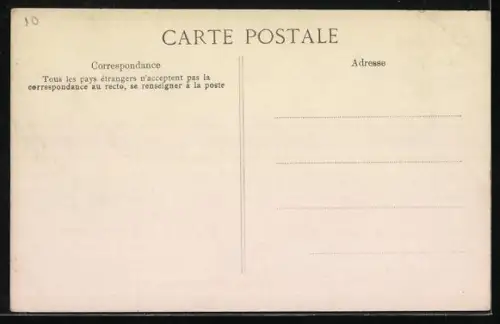AK Villeneuve-Triage, La Grande Mât, Hochwasser 1910