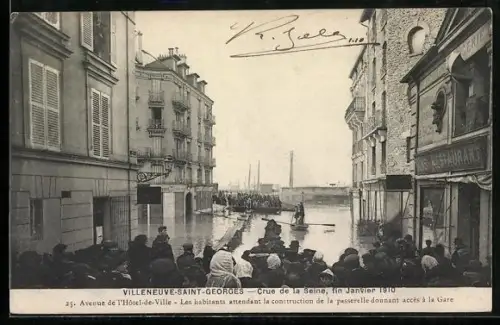 AK Villeneuve-Saint-Georges, Avenue de l`Hôtel-de-Ville