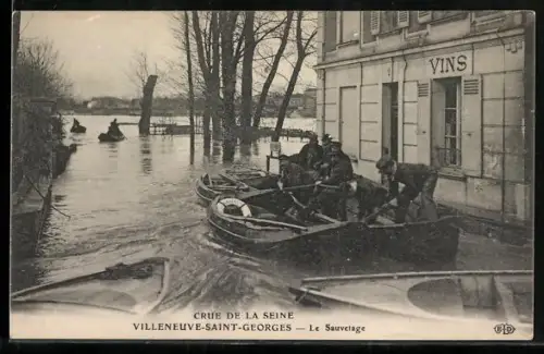 AK Villeneuve-Saint-Georges, Le Sauvetage