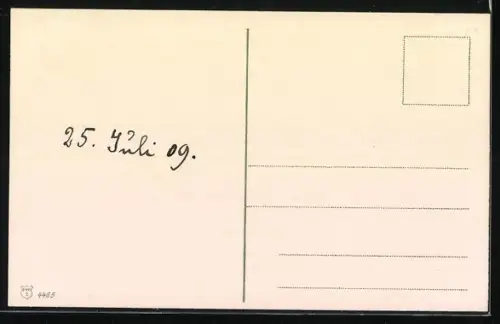 Künstler-AK Schaffhausen, Aussichtspunkt am Rheinfall