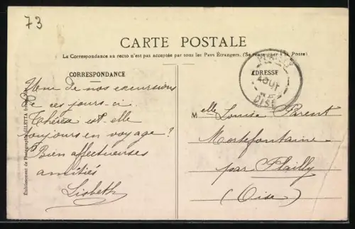 AK Aix-les-Bains, Chute de Sierroz