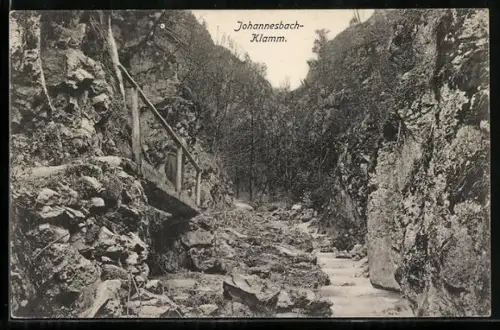 AK Johannesbach-Klamm, Parite mit Beobachterplattform