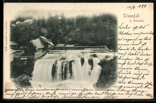 AK Desselbrunn, Traunfall b. Gmunden