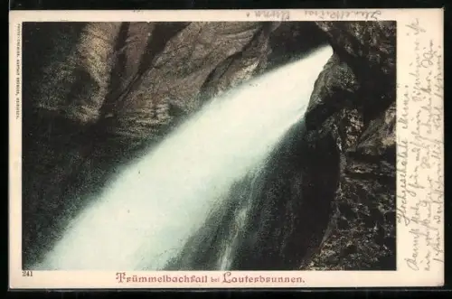 AK Lauterbrunnen, Trümmelbachfall, Wasserfall