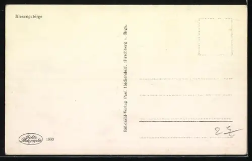 AK Krummhübel, Kochelfall, Zackelfall