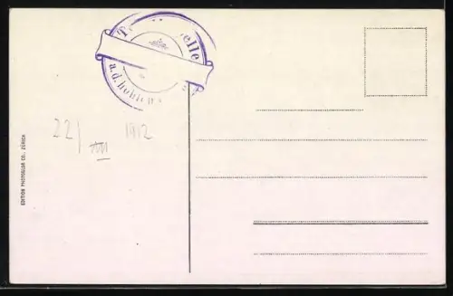 Künstler-AK Mann rettet ein Kind aus einem Fluss