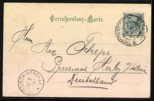 AK Theresienstadt / Terezin, Hauptwache und Garnisonkirche