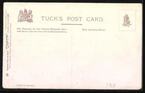 Künstler-AK Wild Grishman, englische Eisenbahn in voller Fahrt