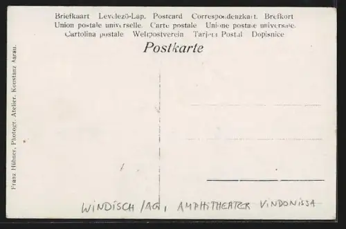 AK Windisch /AG, Amphitheater Vindonissa, II. Akt