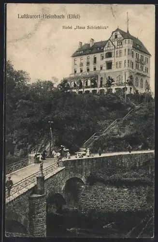 AK Heimbach / Eifel, Hotel Haus Schönblick