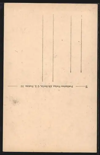 AK Berlin, Altes u. erstes Kadettenhaus, Holzgartenstrasse 10