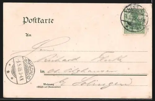 AK Hamburg, Kaiser Wilhelm-Denkmal auf dem Rathausmarkt