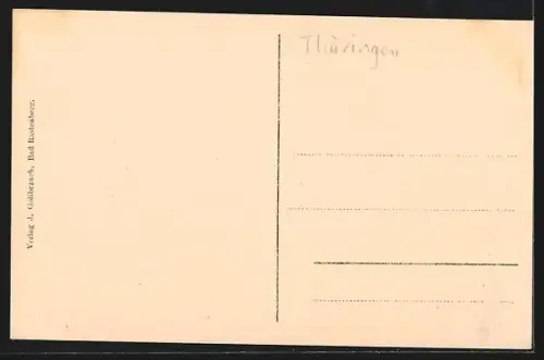 AK Bad Rastenberg i. Thür., Rathaus