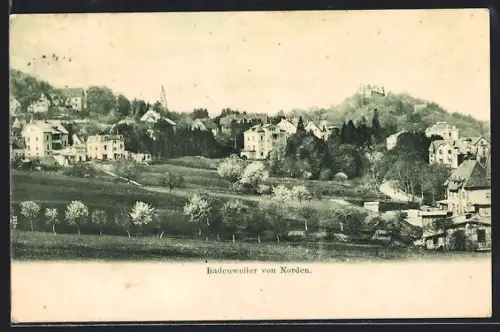 AK Badenweiler, Ansicht von Norden