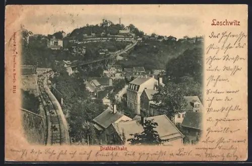 AK Dresden-Loschwitz, Drahtseilbahn