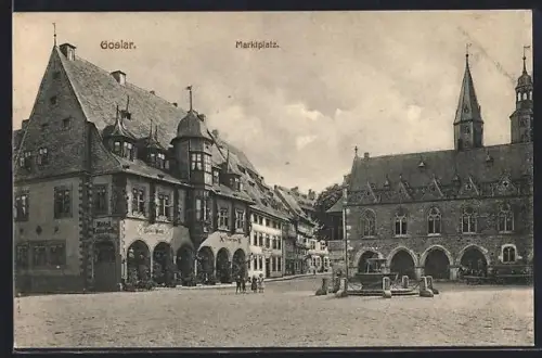 AK Goslar, Marktplatz