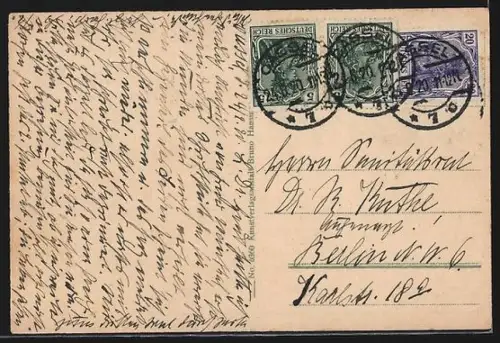 AK Cassel, Lutherplatz, Lutherkirche