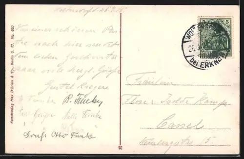 AK Woltersdorf / Mark, Woltersdorfer Schleuse, Villen am Schleusenkanal