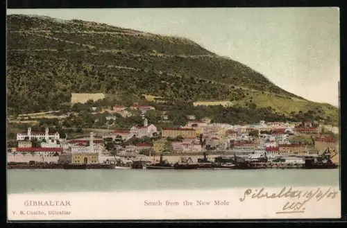 AK Gibraltar, South from the New Mole