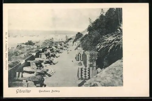 AK Gibraltar, Gardiners Battery, Geschütze