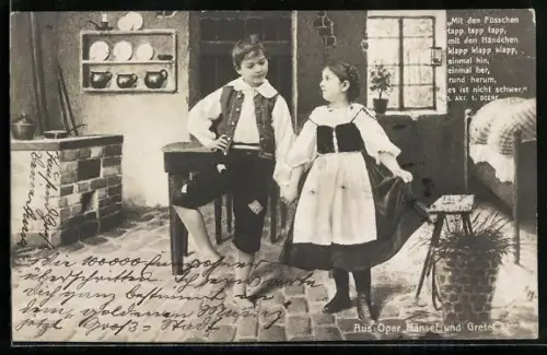 AK Tanz aus der Oper Hänsel & Gretel im 1. Akt 1. Scene