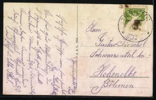 AK Theresienstadt / Terezin, Partie u Ohre