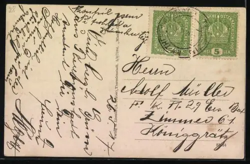 AK Theresienstadt / Terezin, Grosse Infanteriekaserne, Paradeplatz, Pragerstrasse, Kleine Infanteriekaserne