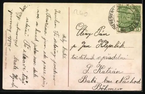 AK Theresienstadt / Terezin, K. u. K. Grosse Infanteriekaserne