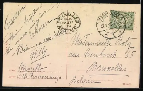 AK Zandvoort, na den Vischafslag