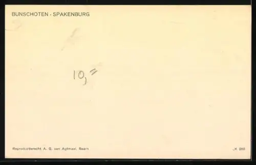 AK Spakenburg, Strassenpartie: Bunschoten